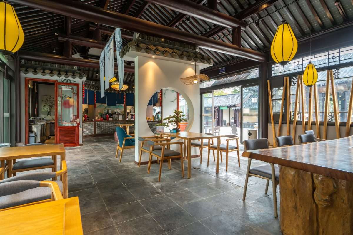 Restaurant interior, part of hotel, Asian Zen&Chinese style Pasos para montar tu local comercial
