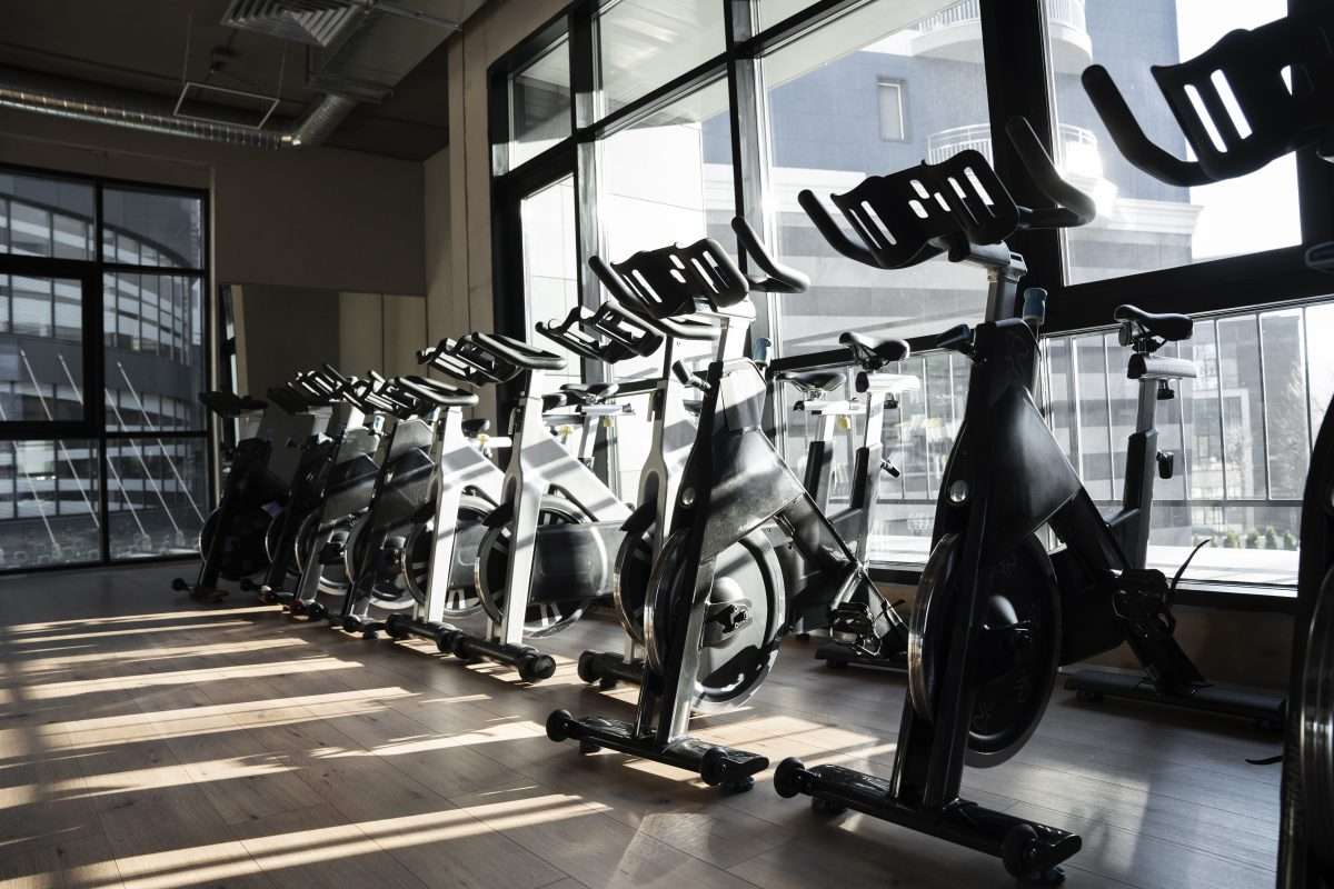 Bicicletas de un gimnasio